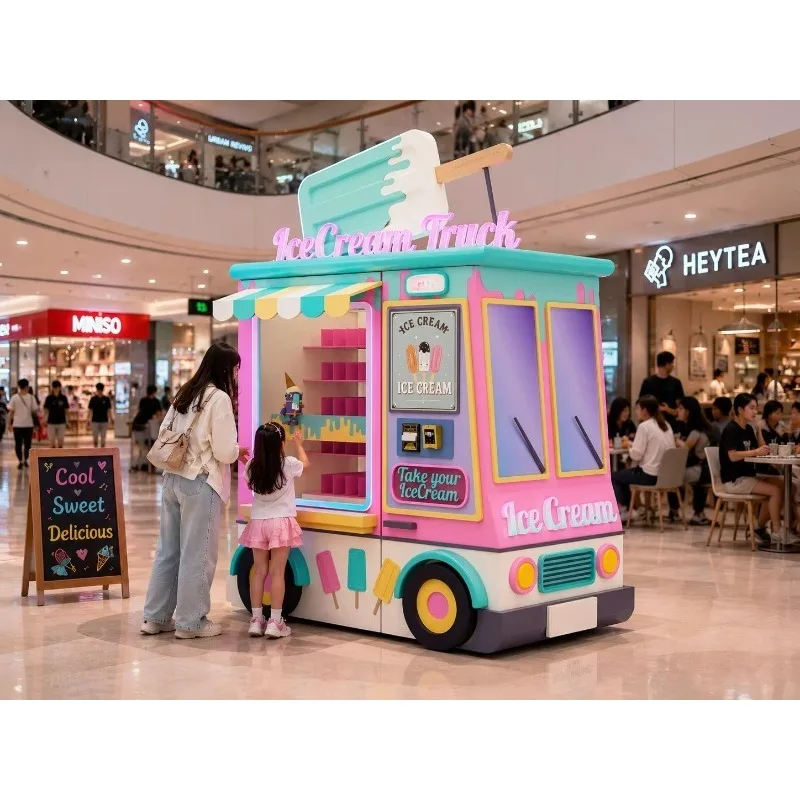 2026 New Version Ice Cream Popsicle Vending Machine Touchscreen (22