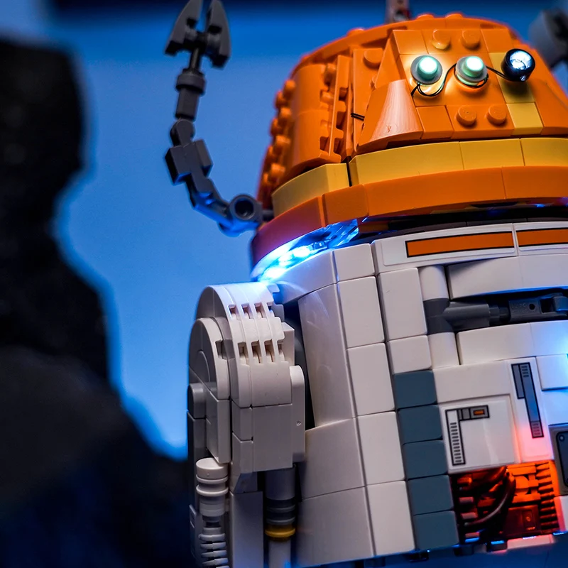 Set di illuminazione LED Lazishi 75416 adatto per Chopper (C1-10P) ™    Astromech Droid Lighting Gift (escluse i blocchi)