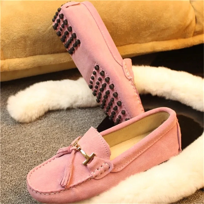 

Fashion Shoes Women 2024 New Arrival Casual Womens Shoes Genuine Leather Women Loafers Moccasins Slip On Women Flats Shoes