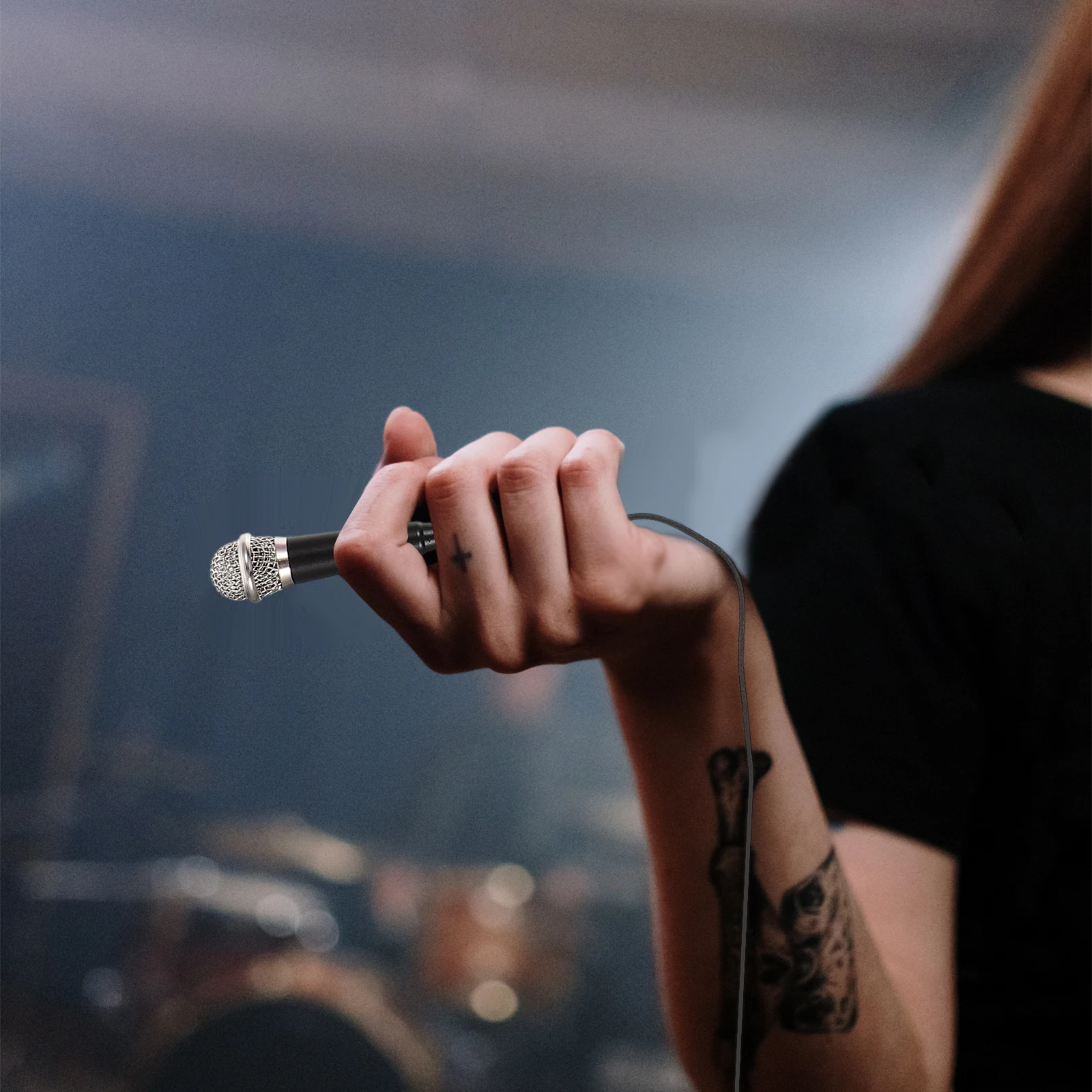 

5pcs Mini Microphone Portable Singing Mic for Phone Home Smartphone Recording Live Streaming Podcasting Metal Mic