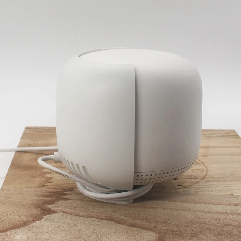 Soporte de enrutador para Google Nest Wifi, soporte de montaje en pared con enrollador de Cable, seguridad y fácil uso en el hogar en todas partes, 2 piezas