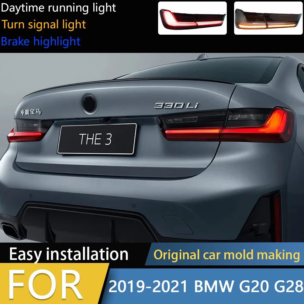 

Car Lights for BMW G20 G28 LED Tail Light 2019-2021 325i 320i Rear Fog Brake Turn Signal Auto Accessories