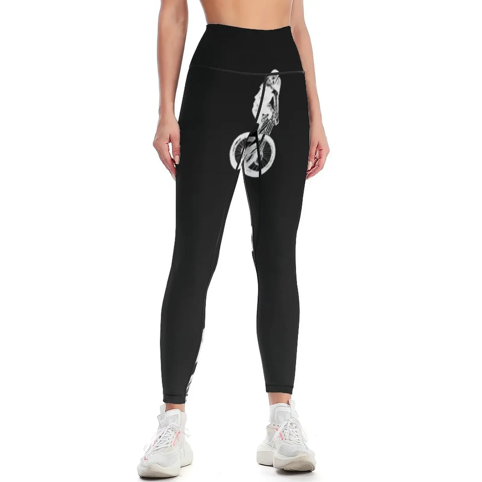 Mountain Bike and MTB gift present christmas Leggings for fitness gym pants Training pants Womens Leggings