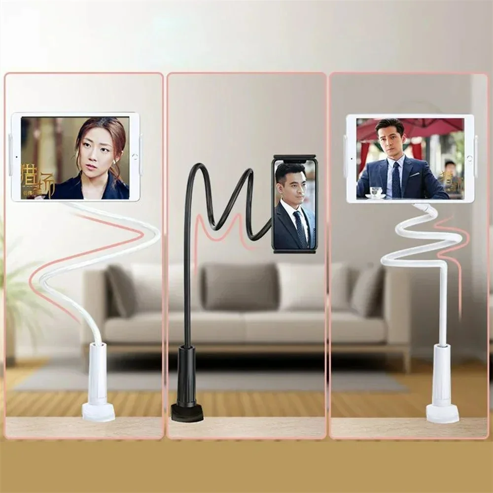 ترقية دعامة تابلت مرنة لمكتب السرير معقوفة حامل لوحي مرن طويل الذراع المشبك 11 بوصة حامل لوحي للهواتف الذكية #2