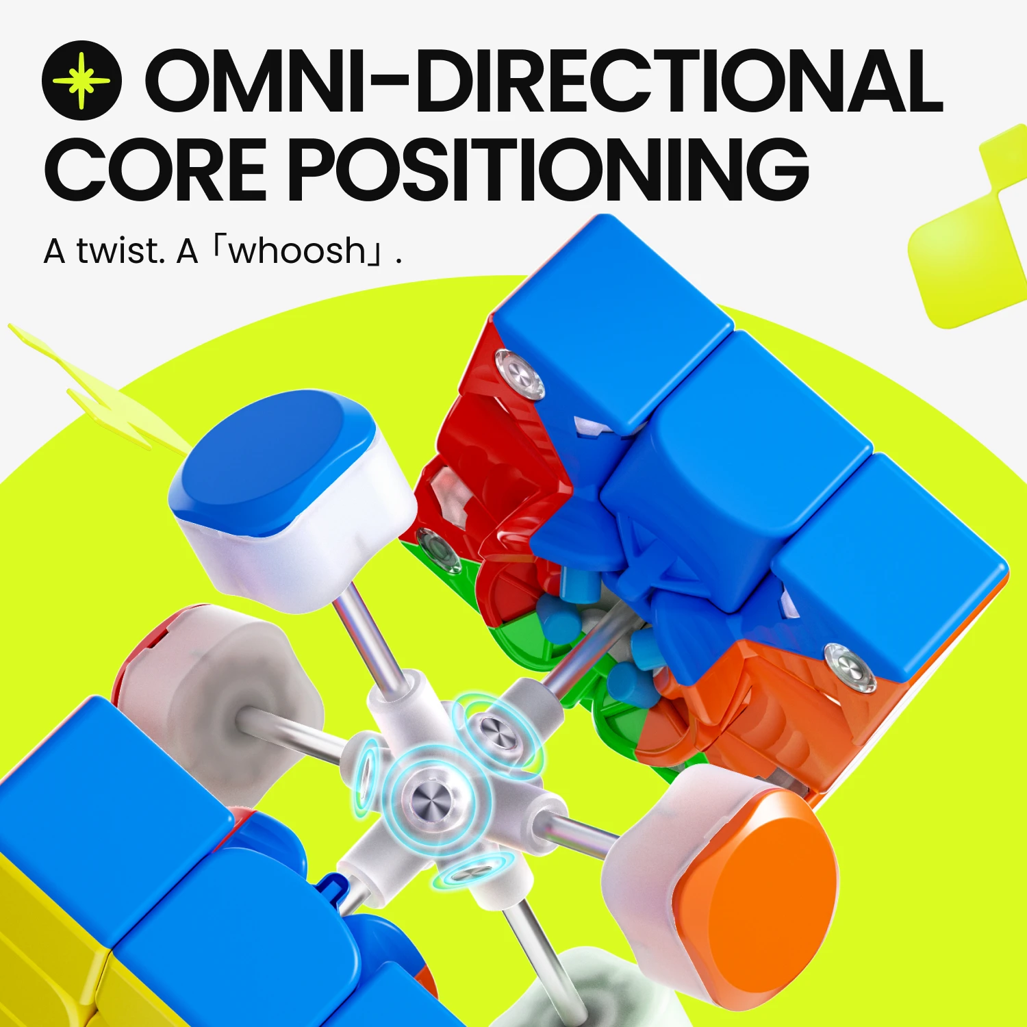 [ECube] Swift Block 3x3x3 Maglev cubo recién actualizado GAN cubo de velocidad sin pegatinas cubo mágico profesional GAN 355S juguete educativo