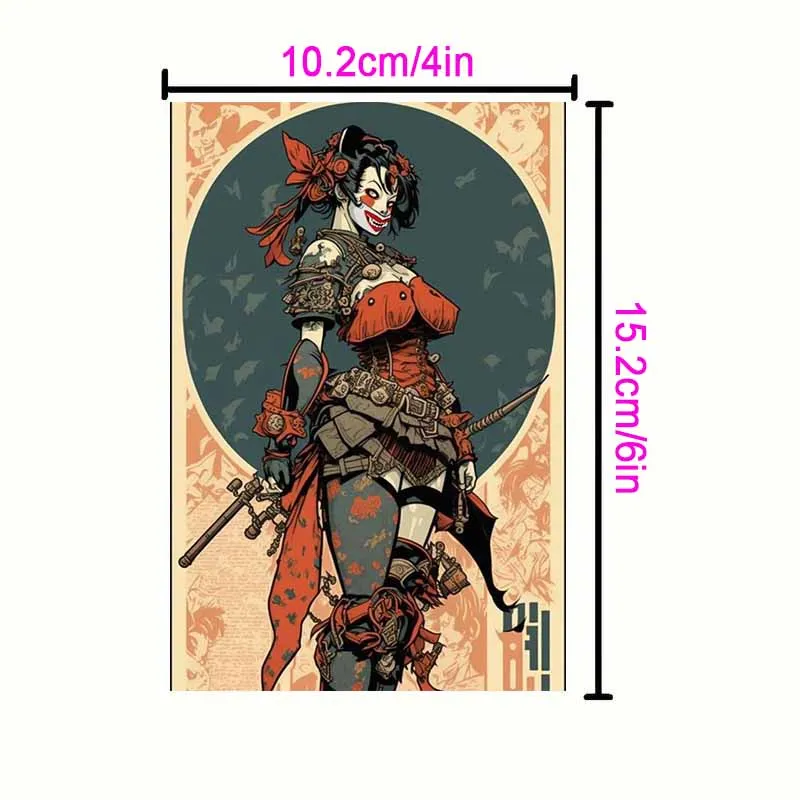 10/30 PCS Y2K Comics Abstract Contrast Color Posters Cards Cartoon Vaporwave Girl Poster Collage Kit Dorm Wall Decor for Teens