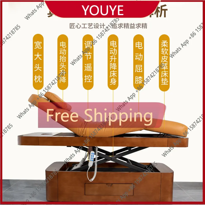 

Rr Electric Smart Beauty Bed Massage Tattoo Embroidery Bed Beauty Salon Bed