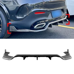 Car Rear Bumper Diffuser Lip Rear Side Splitters Spoiler Lip For Mercedes Benz GLC Coupe C254 GLC300 400 AMG 2023 2024