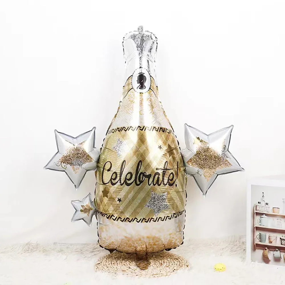 Big Helium Foil Balloons Champagne Goblet Wedding Birthday Party Decorations Adult Ball Globos Inflatable Event Party Supplies