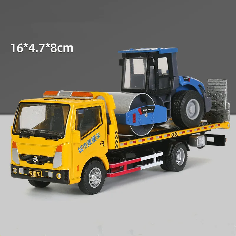 1: 60 alloy trailer engineering vehicle model,rescue vehicle model ornaments,transport vehicle toys,wholesale