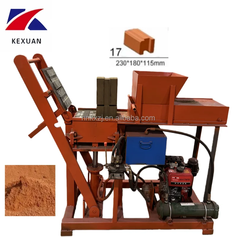 Popular Fully Automatic  Soil Block Maker with High Output and Stable Performance Brick Making Machine