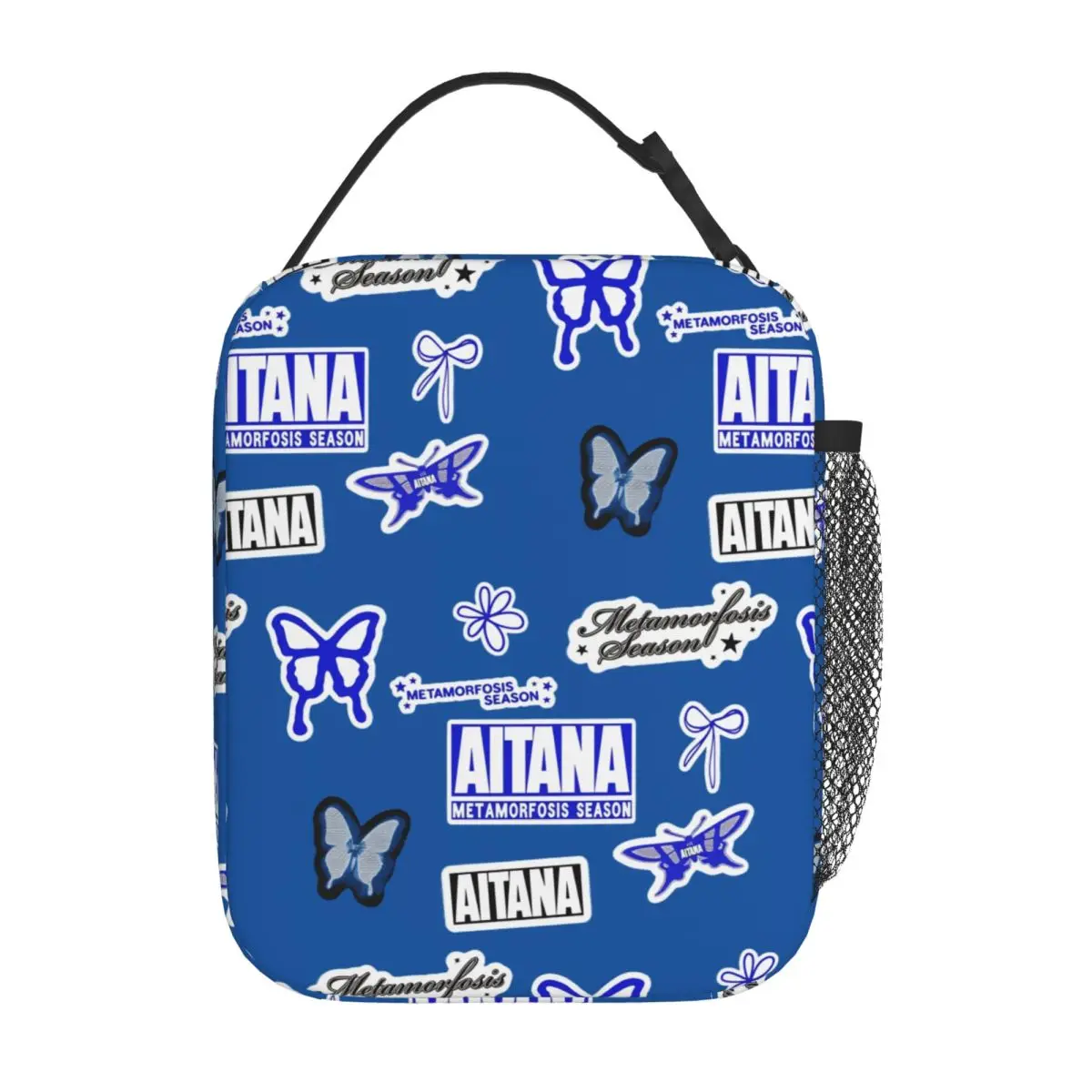 Butterfly Aitanaed Insulated Lunch Bag Leakproof Meal Container Cooler Bag Tote Lunch Box Beach Outdoor Men Women
