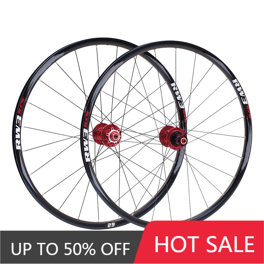 

STLF 26/27.5/29inch Mountain Bike Bicycle Wheel 24H 120 Clicks 5 Bearing Thru Axle Quick Release Disc Brake Mtb Bicycle Wheel