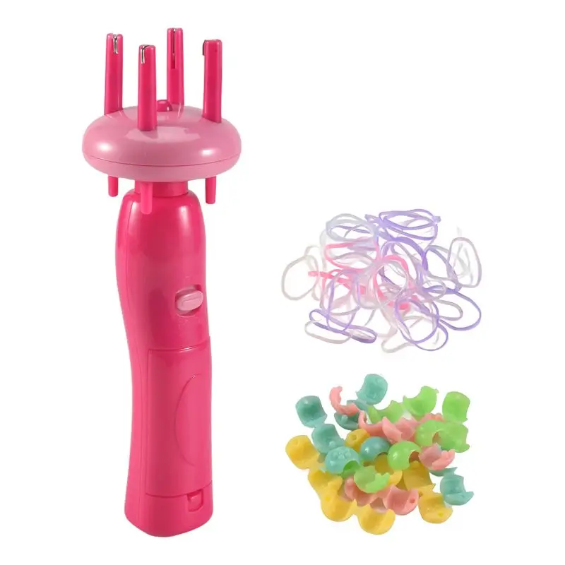 

B13C Женский портативный электрический автоматический инструмент для укладки волос, машинка для плетения кос, ролик для создания причесок, устройство для создания косичек, набор