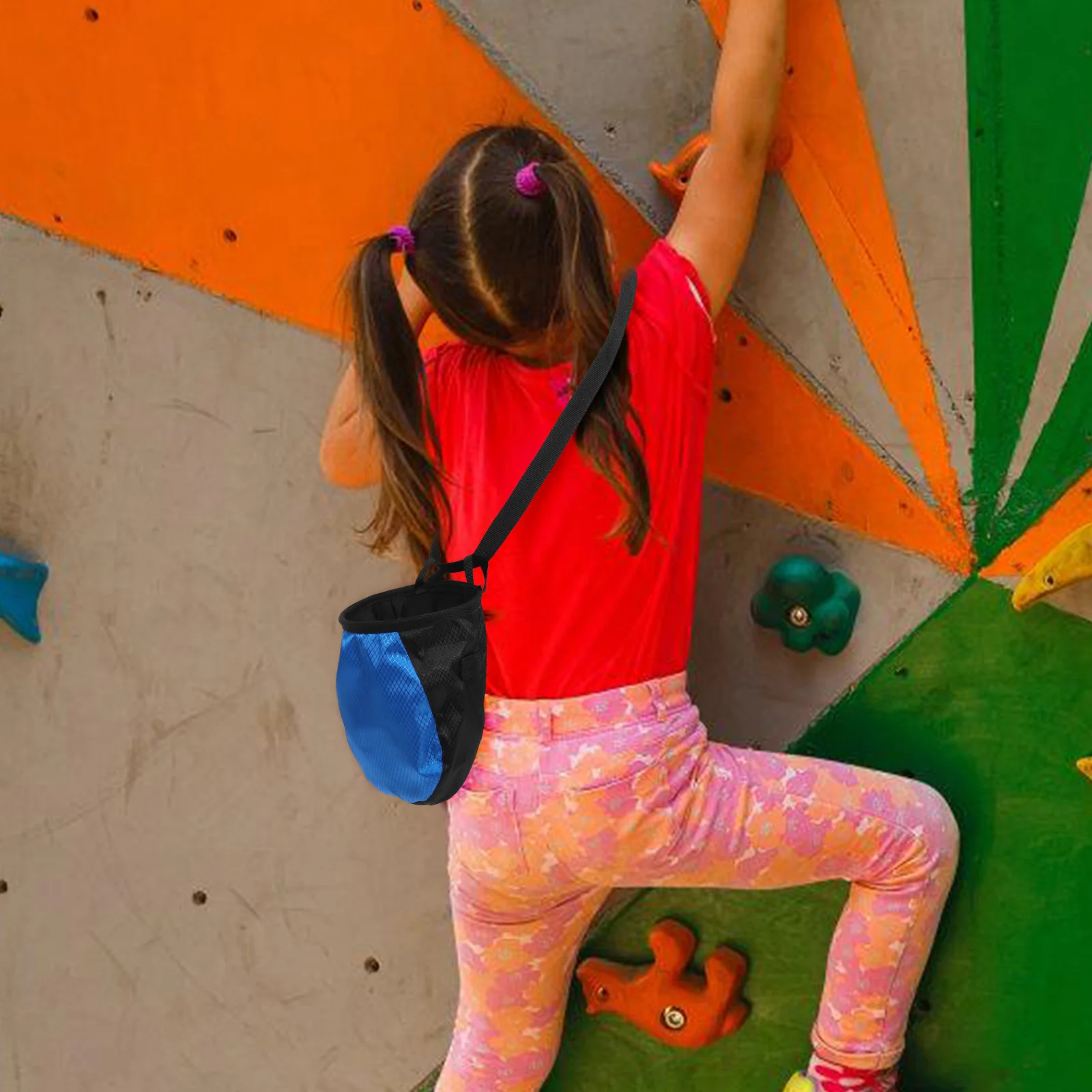 حقيبة الطباشير لرفع الأثقال والجمباز والتدريب على التسلق وإكسسوارات محمولة قابلة للتعديل ورباط قوي #2