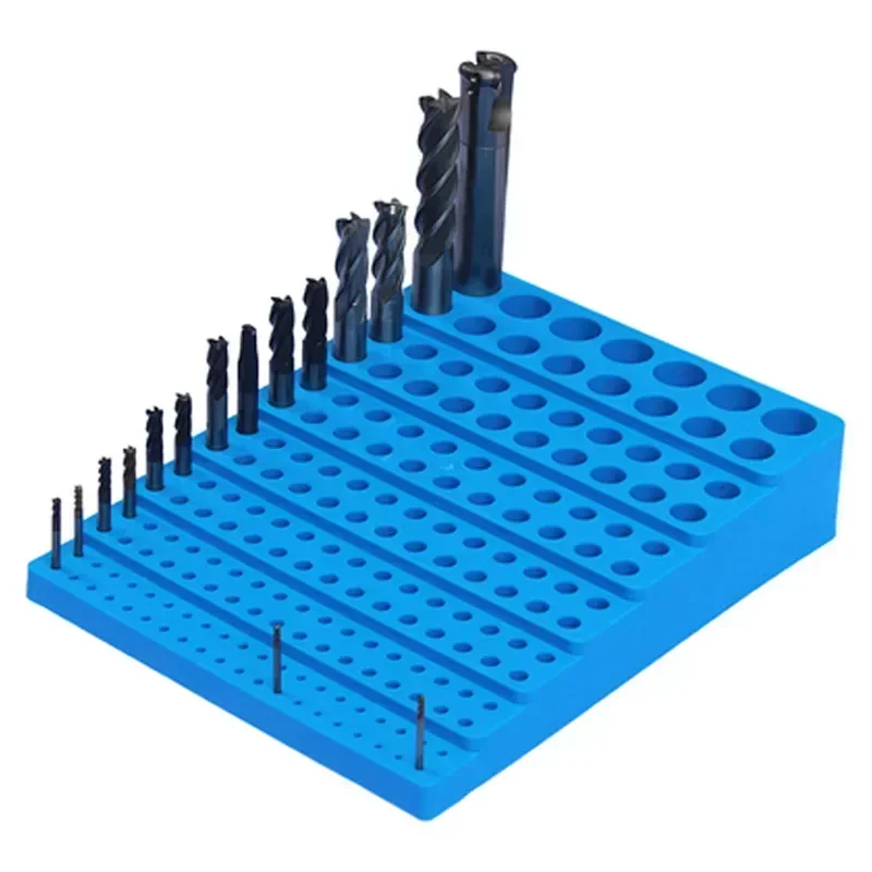 Frame 187 Tool Box Cutter Box CNC 1pc Barrel Tool Reamer Placer Milling Bit Storage Plastic Accessories Drill Grid Organizer