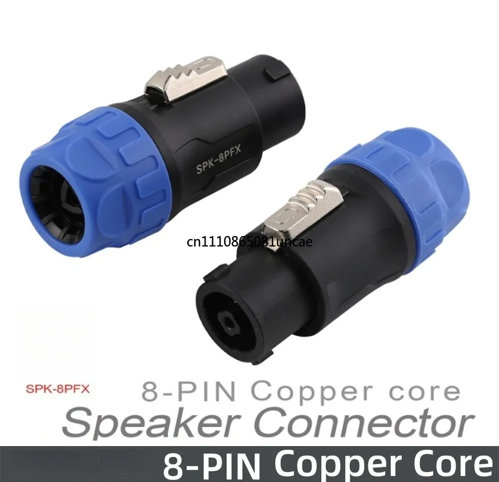 

SPK-8PFX 8-Core Professional Speaker Plug SPEAKON Audio Plug 8-pin Ohmic Head Stage Speaker Plug
