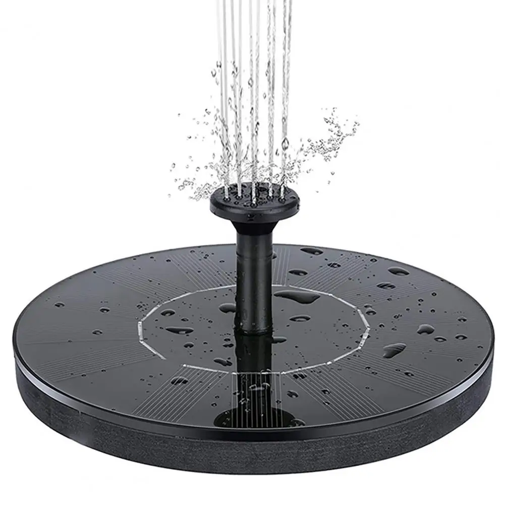 Floating Fountain Outdoor Solar Fountain High Efficiency Solar Water Fountain with Auto On/off Feature for Bird Bath Decoration