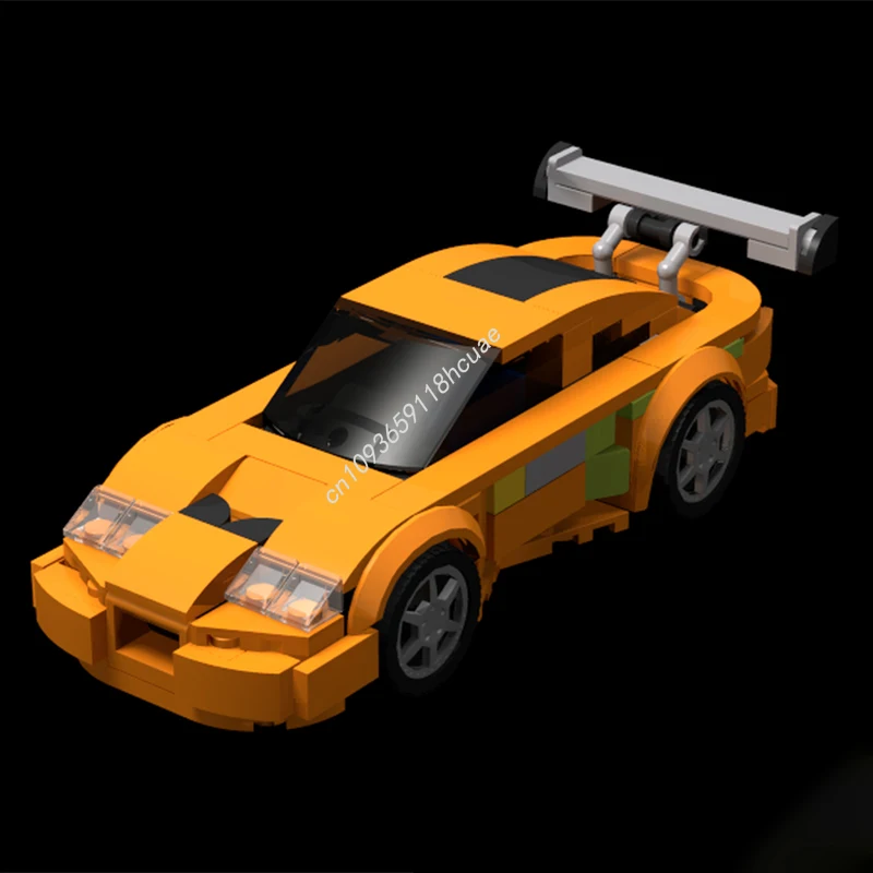 

163pcs MOC Toyotaes Supra MK4 City Champions Super Car Building Blocks Adult collector Children's Model Christmas toy Gift