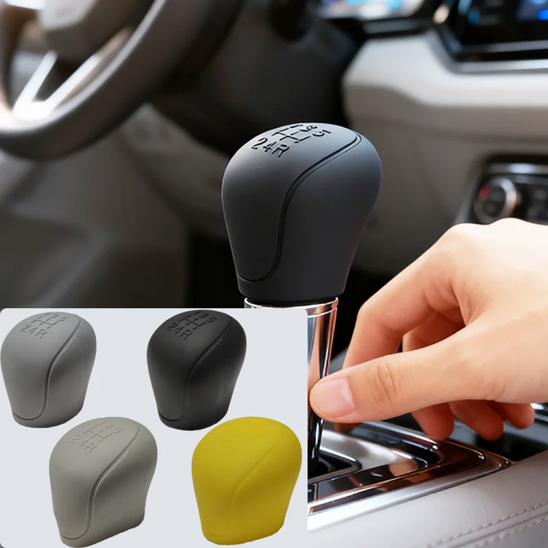 

2026 High quCar Gear shift Rubber material gearshift cover deco accessory cars Gear shift cover dust Automobile General Purpose