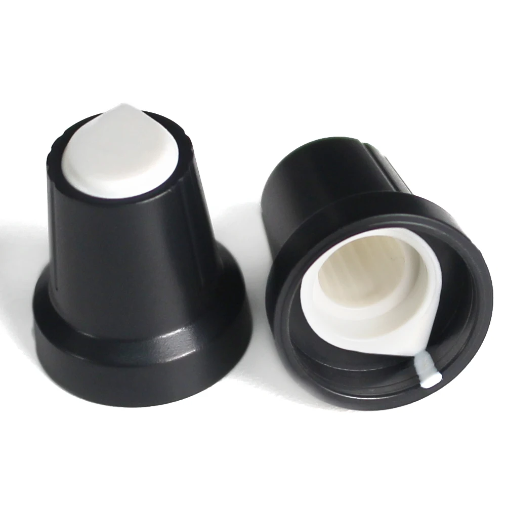 10 шт. WH148 AG2 крышка переключателя потенциометра 15 х17 мм белые пластиковые ручки набор ручек сливы