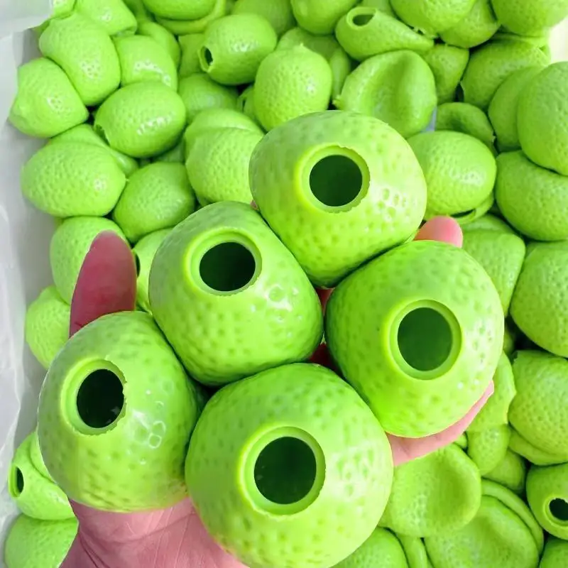 Lemon Stress Relief Squeeze Ball 1/2Pcs Soft Elastic Skin DIY Sensory Fidget Toy for Travel School Anxiety Relief