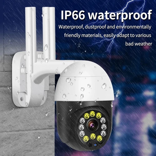 Imagen 2 del producto Cámara IP Wifi YCC365 Plus Smart Home cámara de vigilancia de 2MP seguimiento automático visión nocturna cámara de seguridad exterior inalámbrica