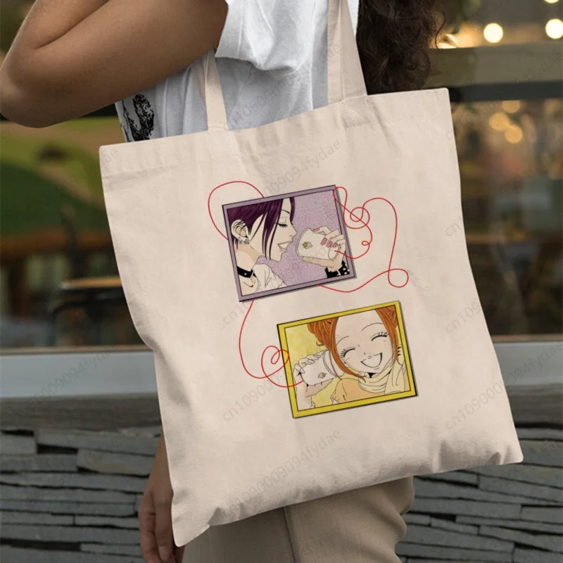 Nana Osaki Japanese Anime Manga BLAST Printed Cartoon Reusable Cloth Bag Handbag Shoulder Bags Custom Handbags Women