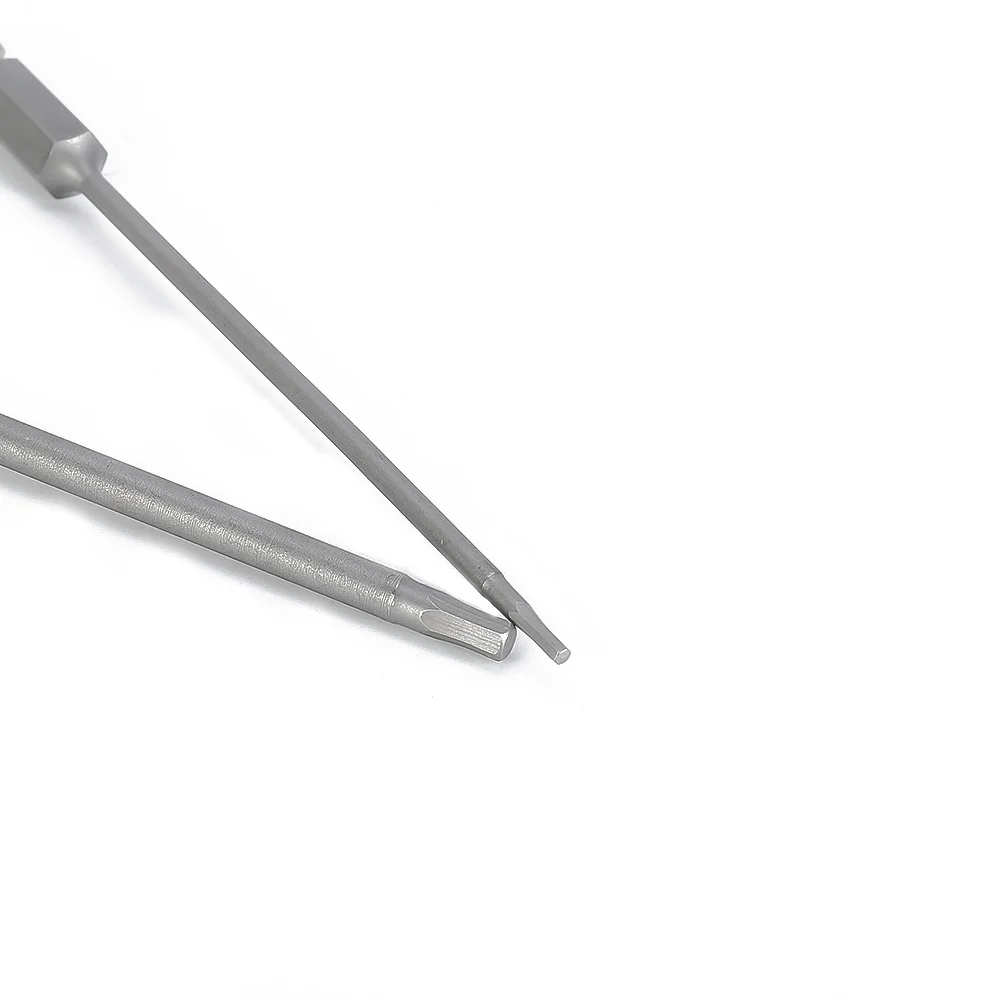 Set di punte per trapano a testa esagonale da 8 pezzi Set di punte per cacciavite a testa esagonale con gambo da 1/4 "Set di punte per cacciavite magnetico metrico da 100mm