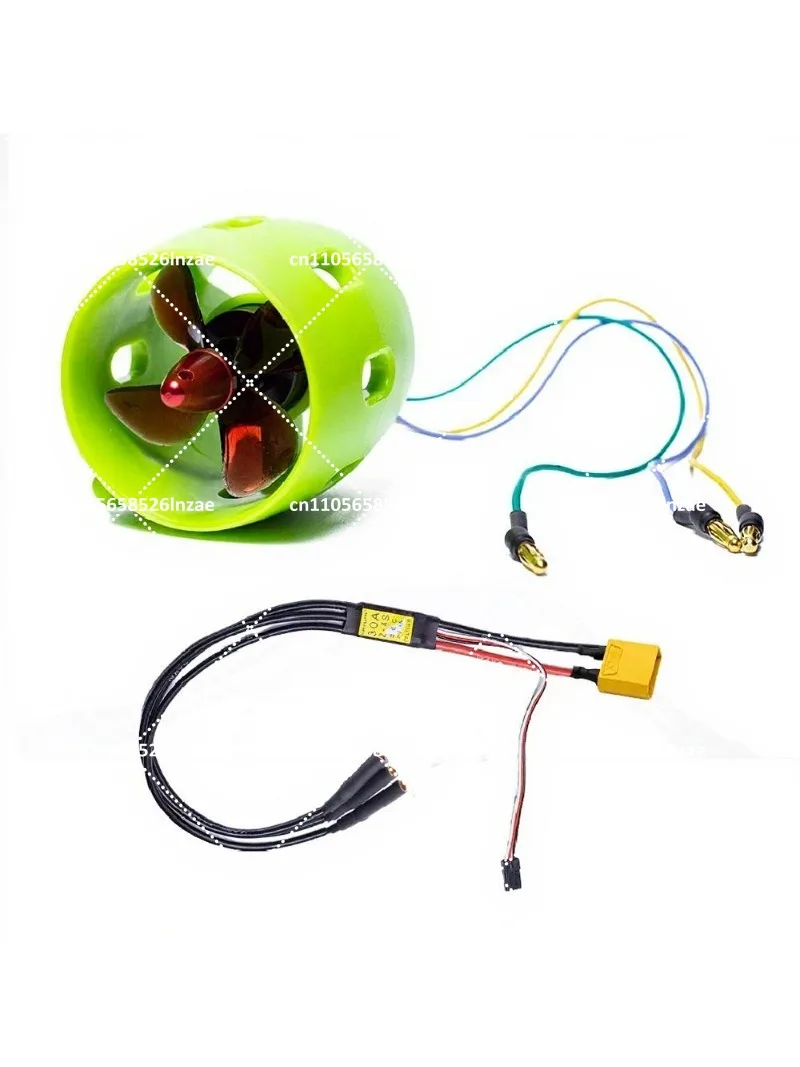 12V Waterproof U1 Brushless Underwater Propulsion Motor for RC Boat, Drone, Unmanned Boat, High Thrust - view 4