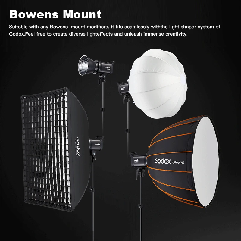 Godox SL60II D SL60II Bi LED Video Light COB Continuous Lighting  Bowens Mount 2.4G Wireless Bluetooth Control  for Studio Video