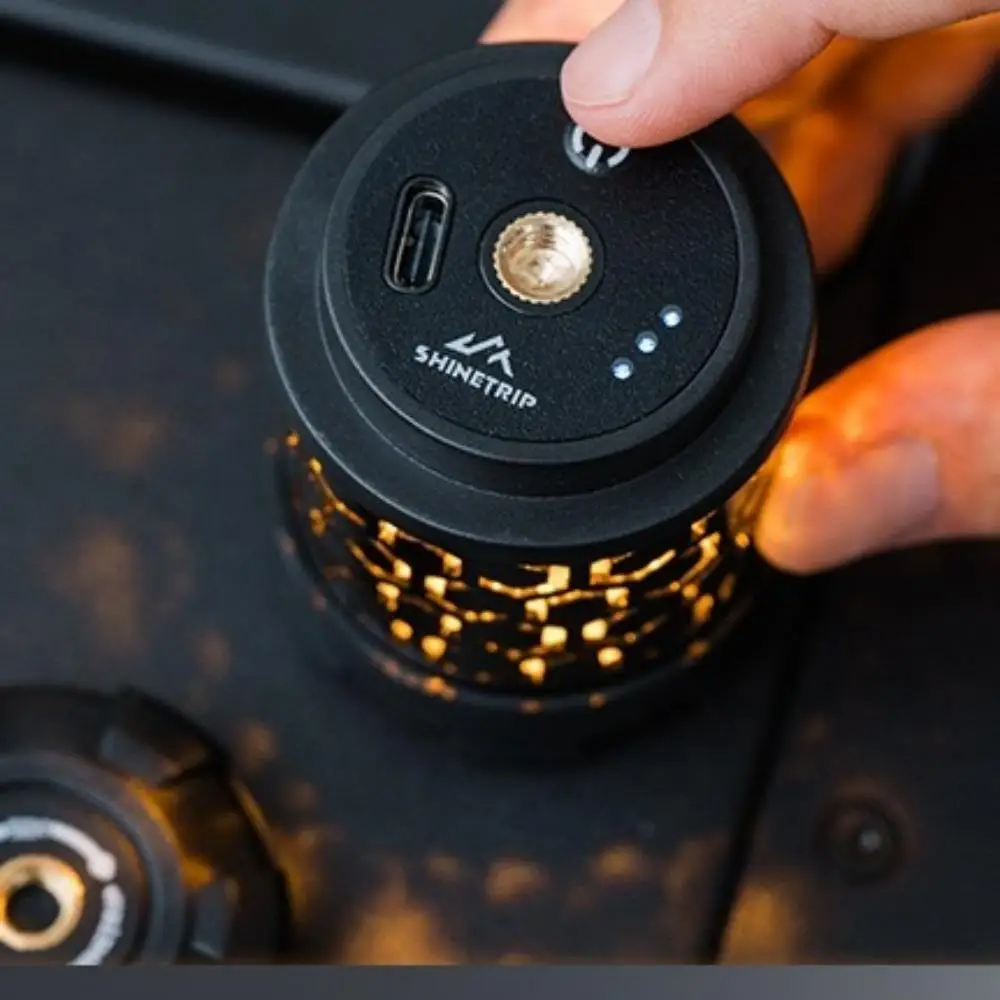 Outdoor 05 series light rotation 19 light fingertip rotation multi-playing method metal lampshade exquisite camping atmosphere l