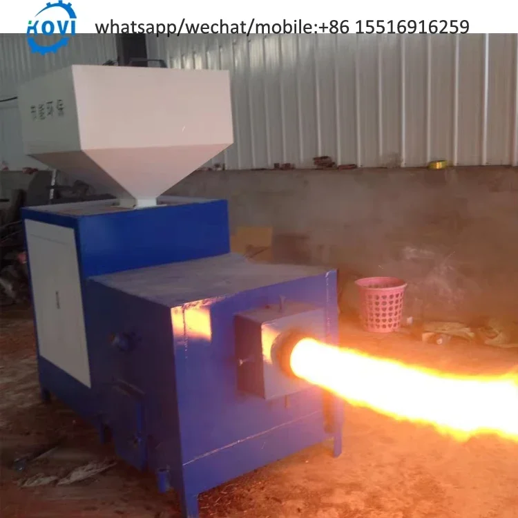 Industrial Biomass Gasification Wood Pellet Burner Machine Power Plant For Boiler