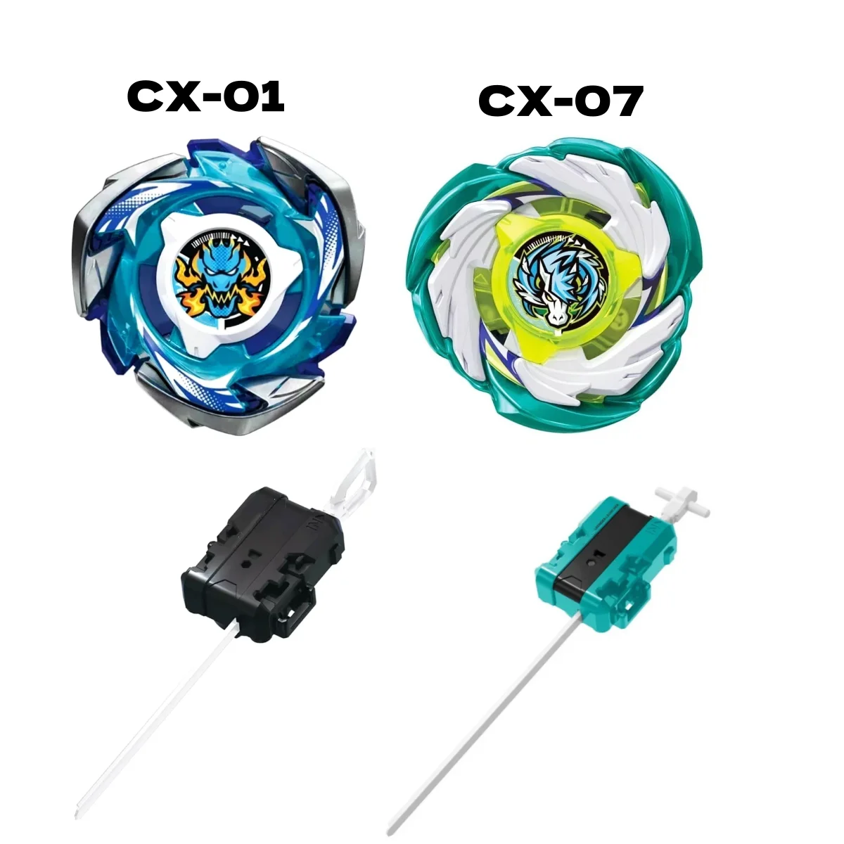 

ПОДЛИННЫЙ TOUPIE BEYS CX-07 Battle X Starter Pegasus Blast ATr Металлическое покрытие Зеленый/CX-01 Dran Brave S6-60V с коробкой