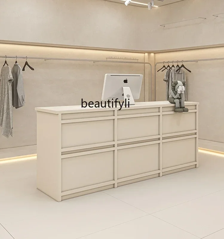 Clothing Store Cashier Barber Shop Beauty Salon Bar Counter Simple Modern Shop Front Desk Reception Counter