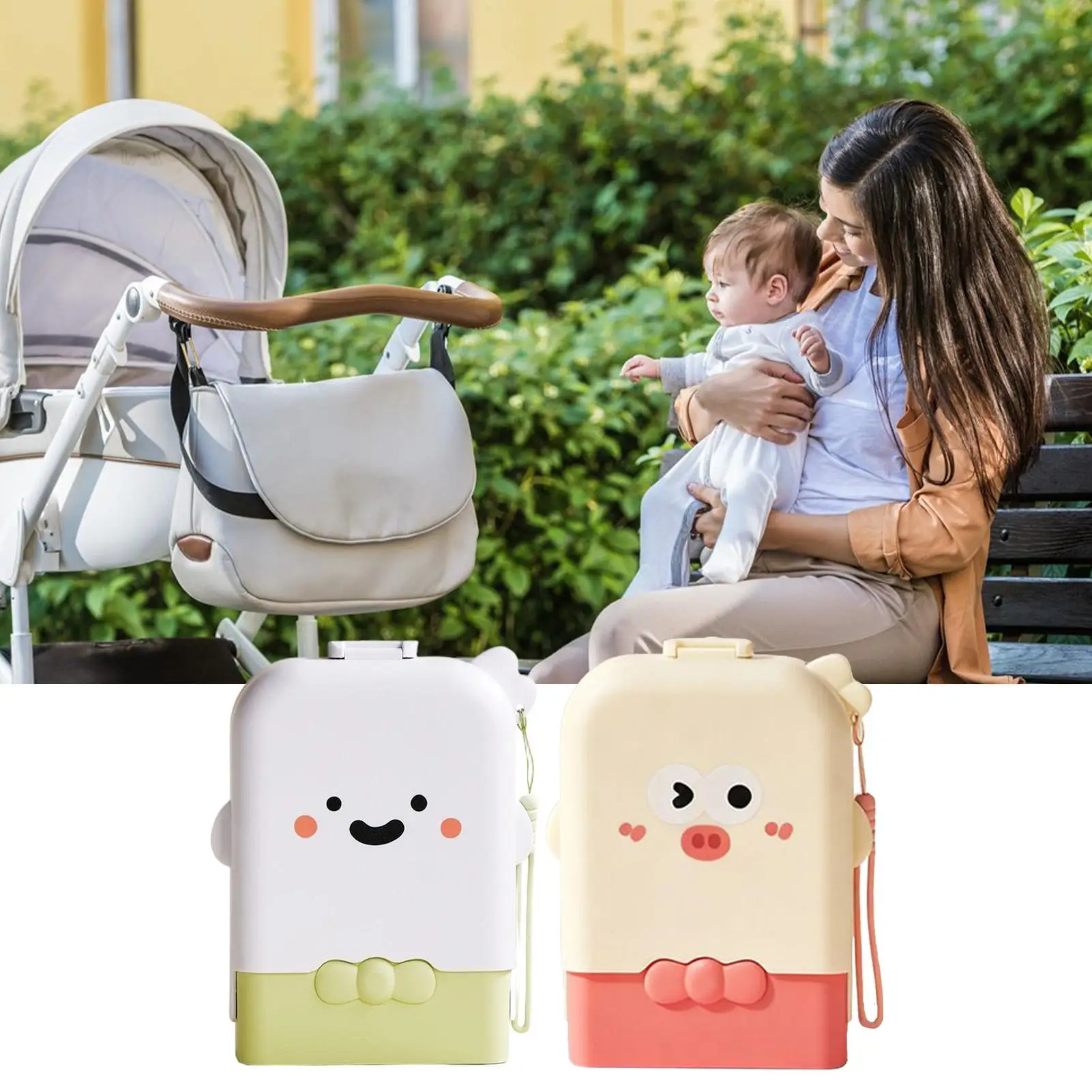 

Baby Bottle Cleaning Kit Baby Bottle Washer Brush With Storage Case Portable Washer Foldable Drying Rack Vertical For Camping