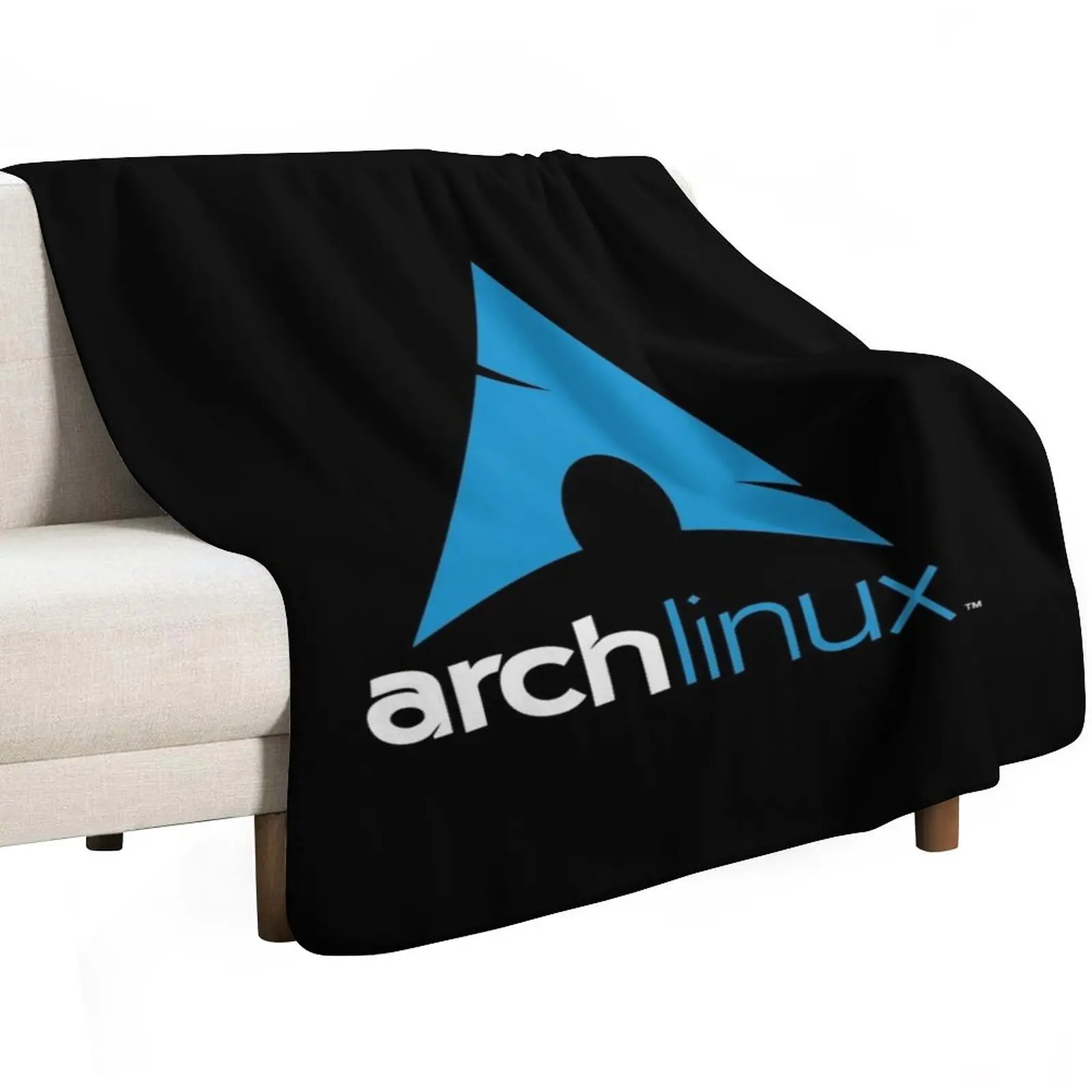 arch linux Throw Blanket cosplay anime Heavy Hair blankets ands sofa bed for sofa Blankets