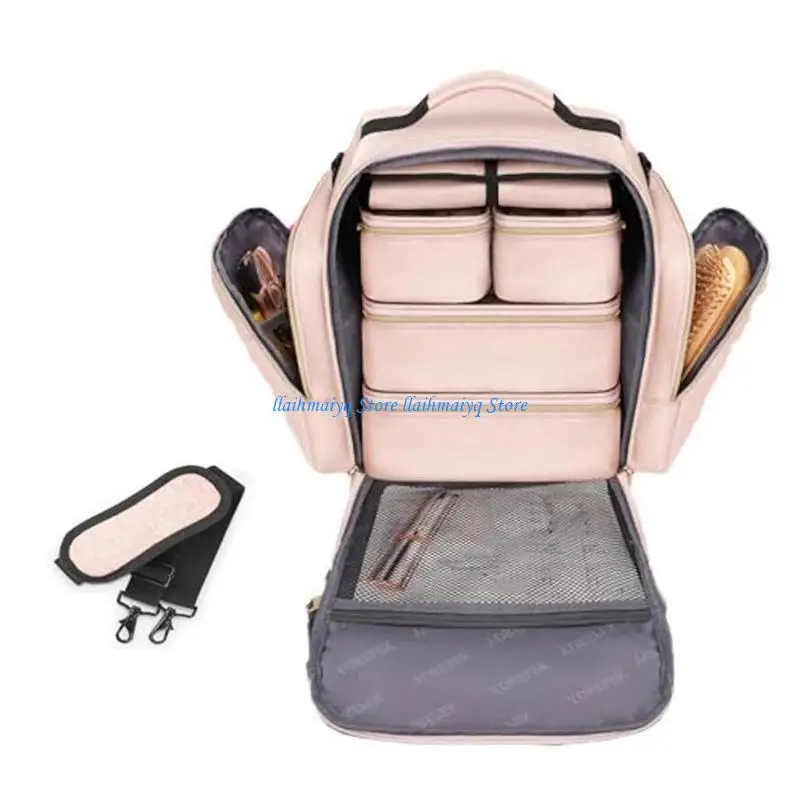 573B Multipurpose Travel Cosmetic 4 Interchangeable Boxes Waterproof Storage for Toiletries