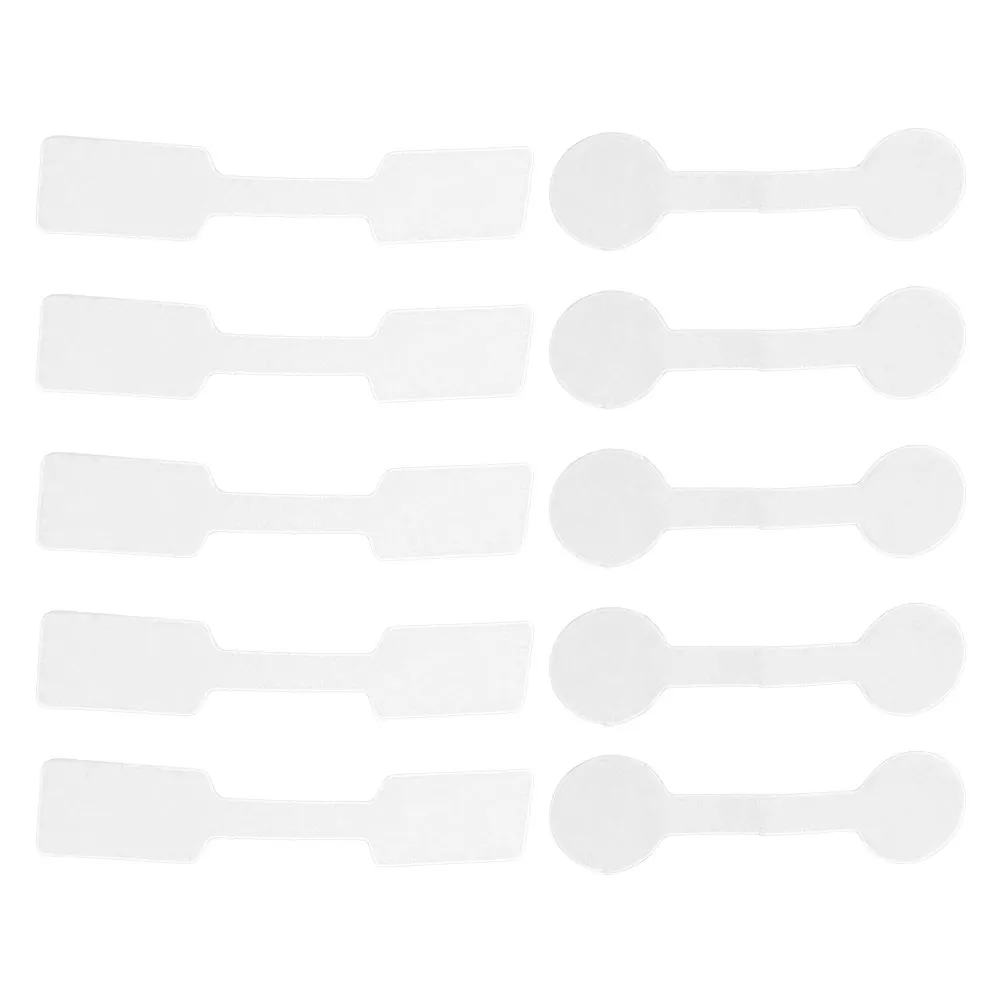 

1000Pcs High-Quality Self-Stick Price Labels for Jewelry Store Ring Necklace Bracelet Craft Display Blank Tags Square Round Mix