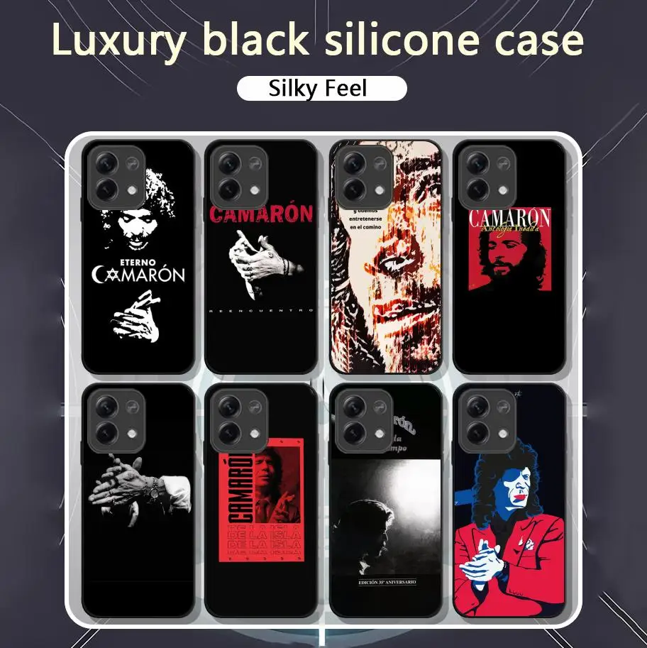 

Camaron d-De-La-Isla Phone Case For Xiaomi Redmi Note 13,12,11, 10 Pro Plus S, 5G, 12S, Soft Black Phone Cover