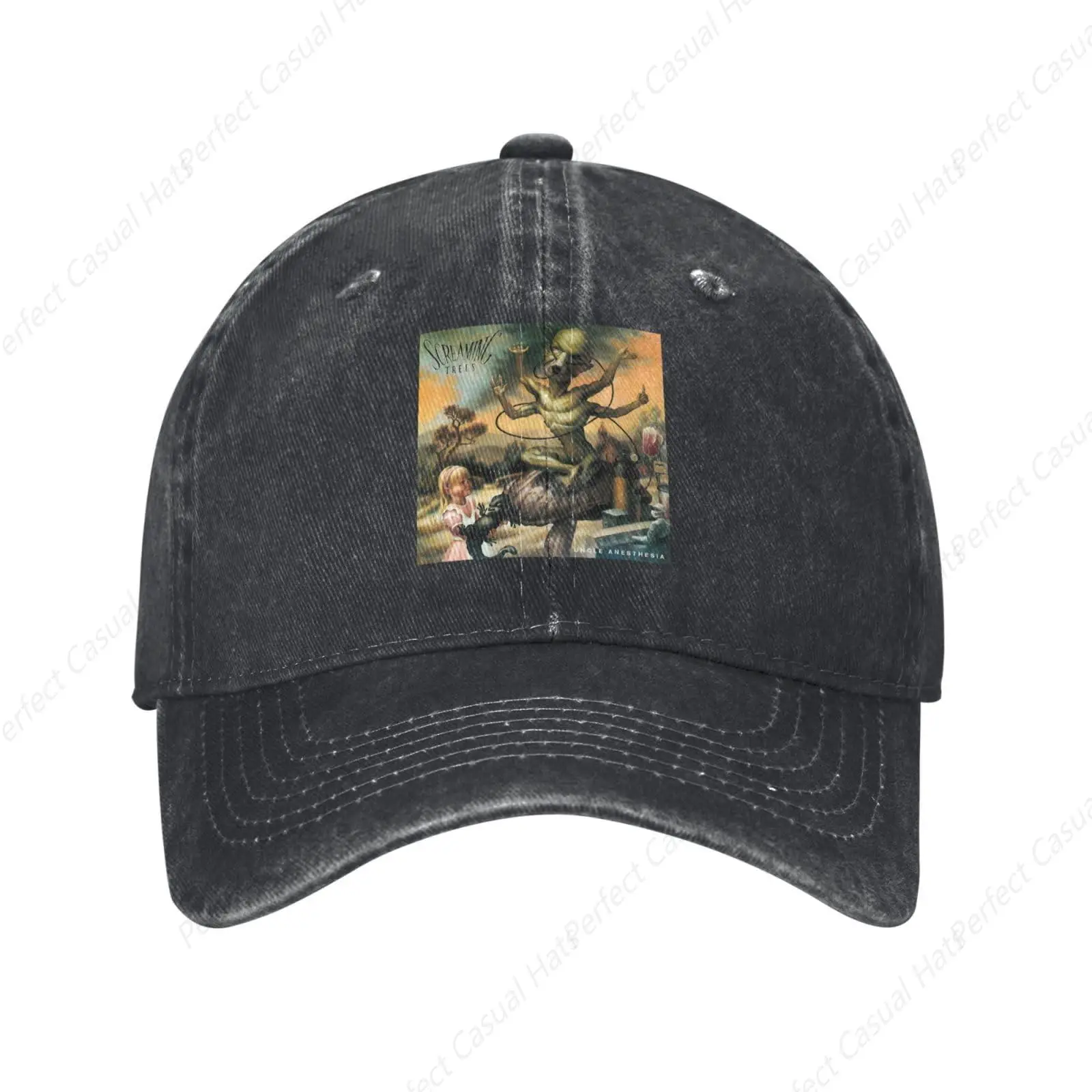 

Classic High Quality Screaming Trees Printing Adjustable Comfort Sandwich Peaked Cap Outdoor Baseball Trucker Caps