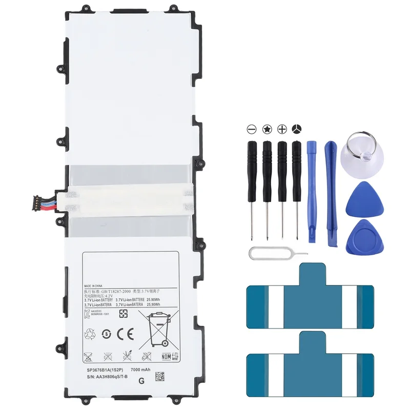 For Samsung Galaxy Tab Note 10.1 7000mAh SP3676B1A Battery Replacement