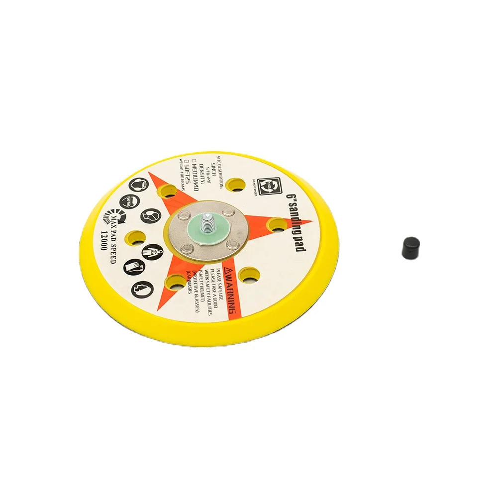 1 Pc 6 In  150 Mm 6-Hole Sanding Pad Dual Random Orbital Sander Polishing Wheel Backing Pad Plate Grinder Power Tools