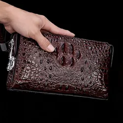 Password Lock borsa da uomo pochette antifurto pochette in vera pelle nuovo modello Moneybag Large Business Leisure Trendy