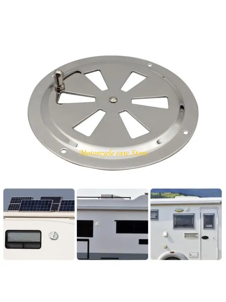 

U75F 5Inch Or 6Inch Stainless Steel Yacht Vent Grille With Smooth Manual Operation