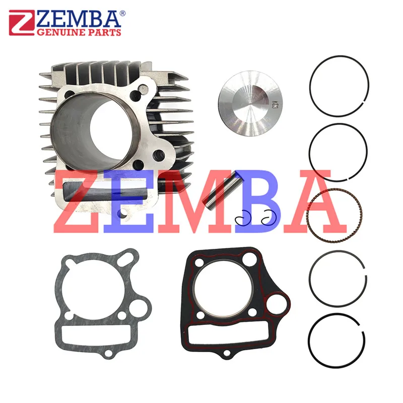 152FMH CD110 C110 52.4 مللي متر اسطوانة ومجموعة المكبس مع 13 مللي متر دبوس 4T 110CC أجزاء المحرك ل CUBS ATV الصليب الترابية دراجة نارية #5