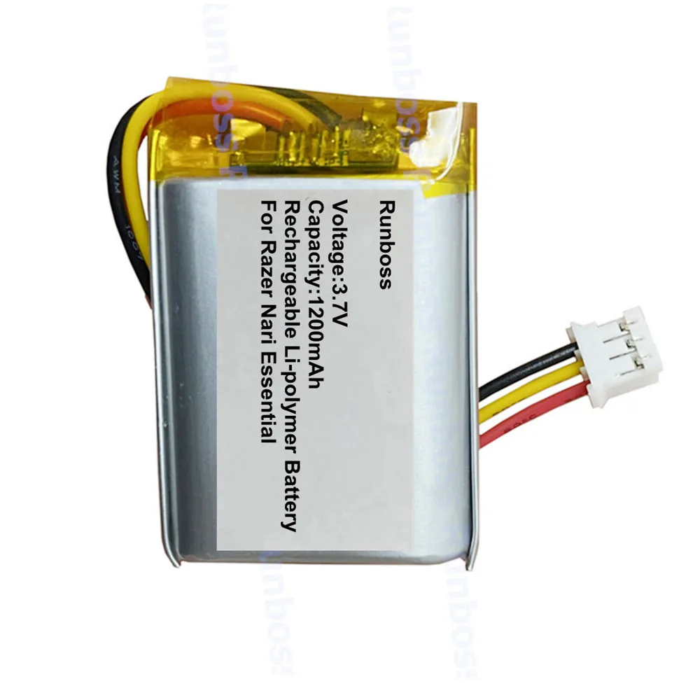 1200mAh 3.7V Replacement Headset Battery For Razer Nari Essential RC30-026901
