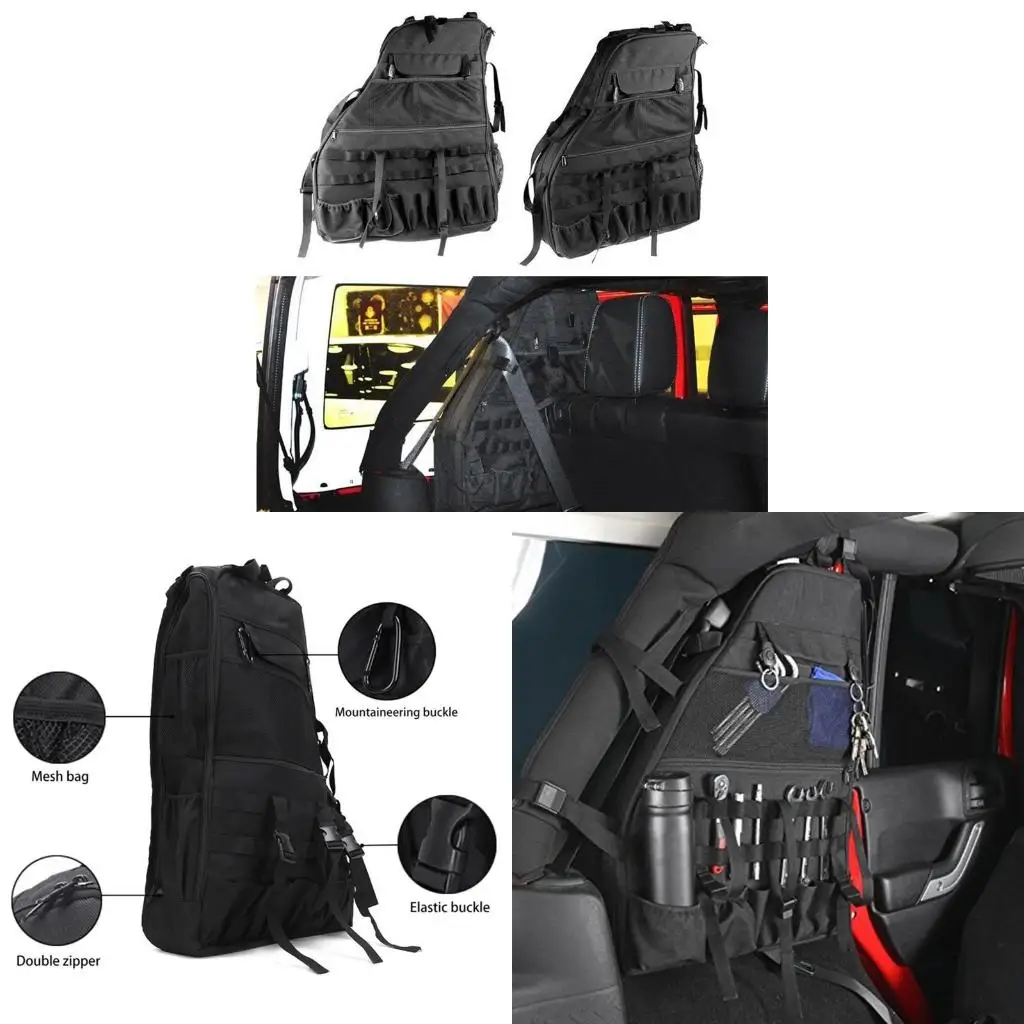 

Black Trunk Storage Back с множеством наборов инструментов для борьбы с JK TJ L