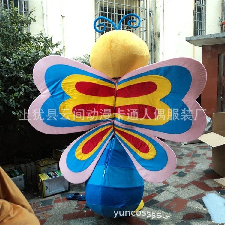 High Quality Butterfly Mascot Costumes Cartoon Adult Apparel Cosplay Outfit for Carnival Halloween Chrismas Party Events