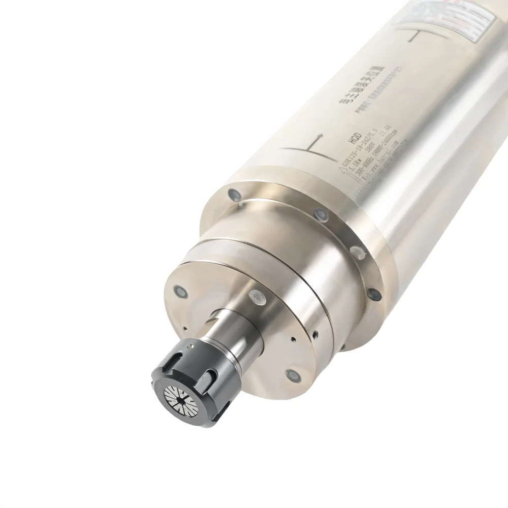 5.5KW High Speed Stone Metal Milling Machinery Water Cooled Spindle Motor GDK125-18-24/5.5